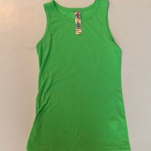Knitworks girls green tank top